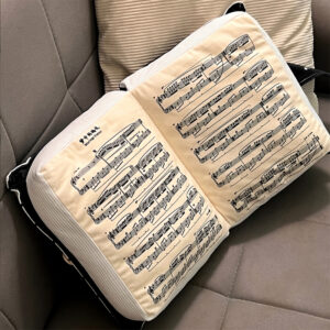 Piano Sheet Music Pillow
