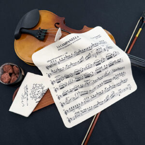 Violin Music Score Printed Instrument Cloth